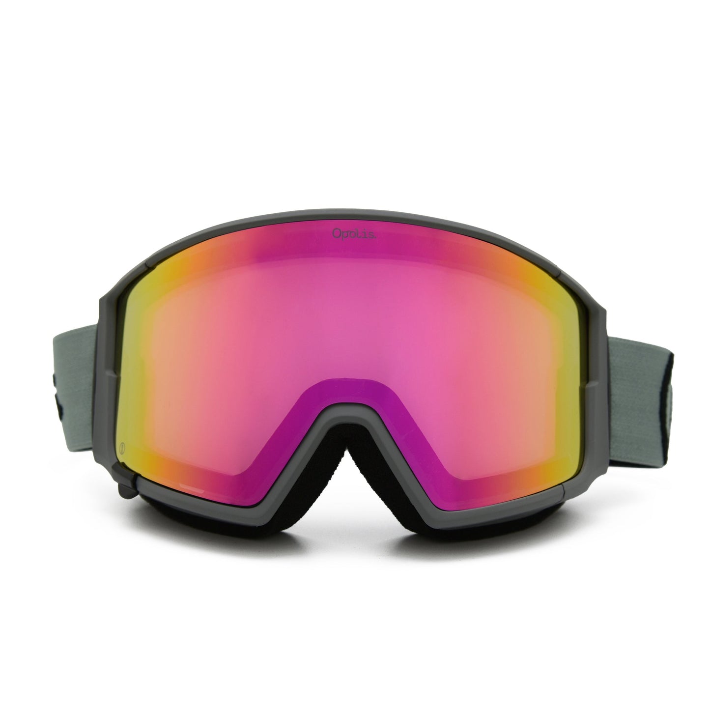Grey Wolf Ski & Snowboard Goggles (Cherry Lemonade Mirrored Lens)